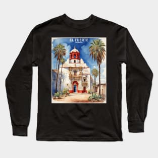 El Fuerte Sinaloa Mexico Vintage Tourism Travel Long Sleeve T-Shirt